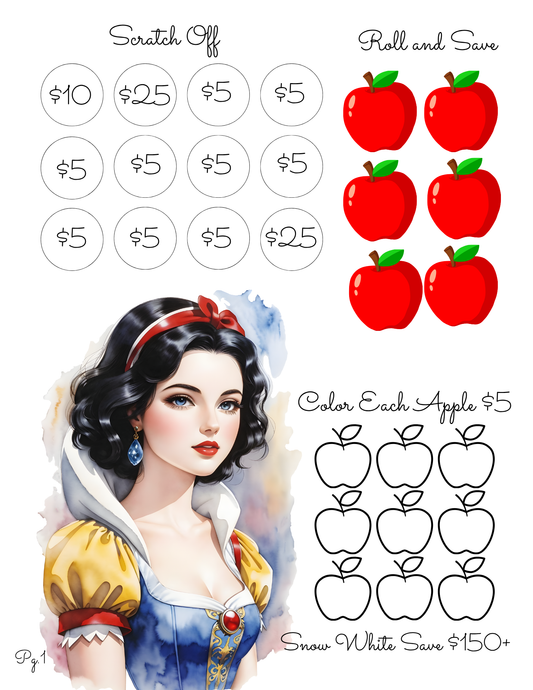 Once Upon a savings Printable