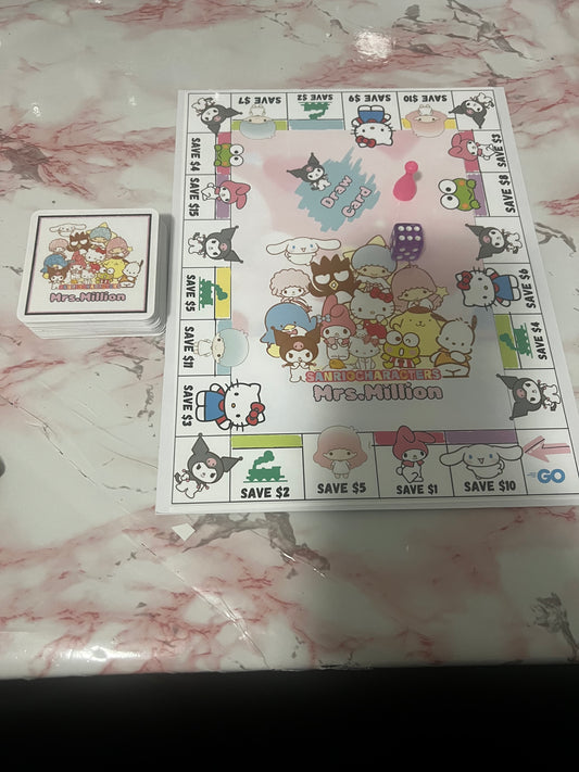 Sanrio Saveopoly board