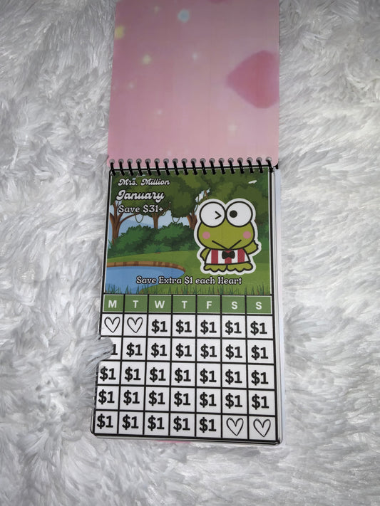 Monthly Calendar Savings Challenge