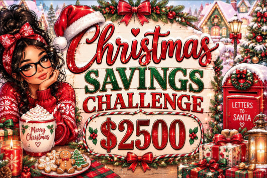 A6 Christmas Savings Challenge Bundle