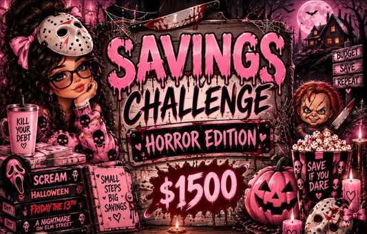 A6 Horror  Savings Challenge Bundle