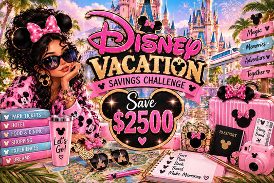 A6 Disney Single Vacation Savings Challenge Bundle